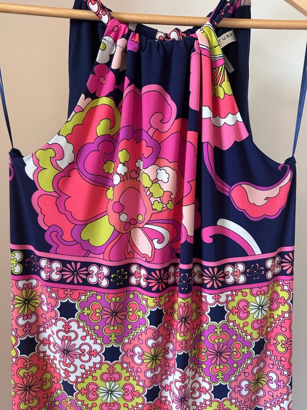Trina Turk Vacaciones Printed Halter Dress - Picture 3 of 10